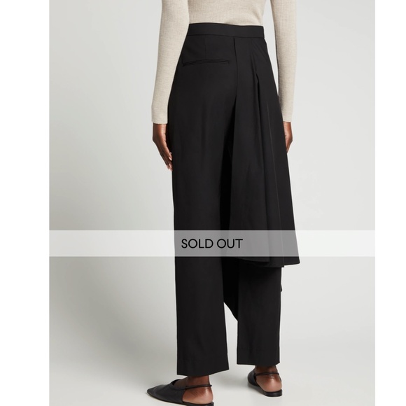 Deveaux New York Asymmetric Skirt Pants in Black - Size 02 / XS - Picture 3 of 9